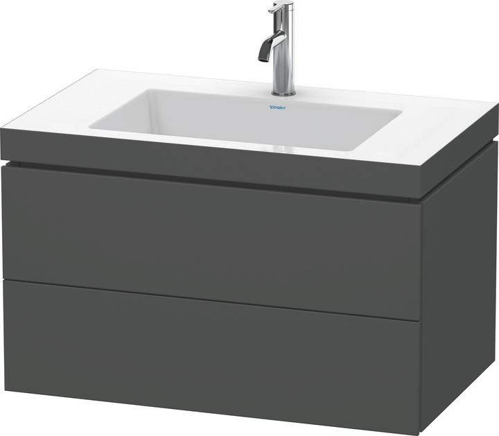 Produktbild Duravit Waschtischunterbau L-CUBE m WT Vero Air 500x800x480mm o HL fla gr