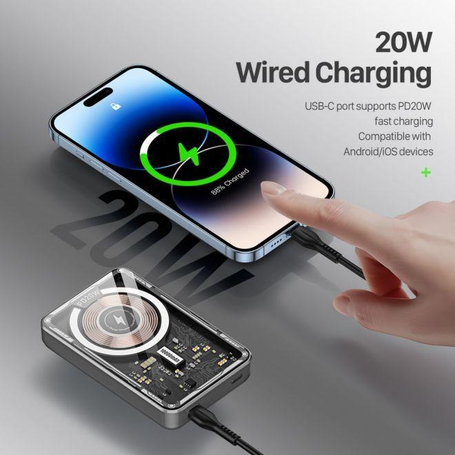 Produktbild Duzzona W12 Magnetic Power Bank (10000 mAh, 15 W, 37 Wh)