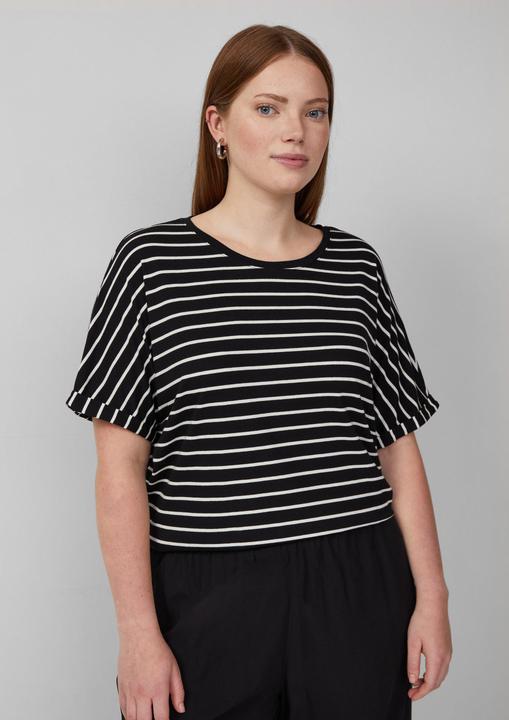 Actual product image S.Oliver T-Shirt Locker geschnittenes T-Shirt aus Modalmix (54)