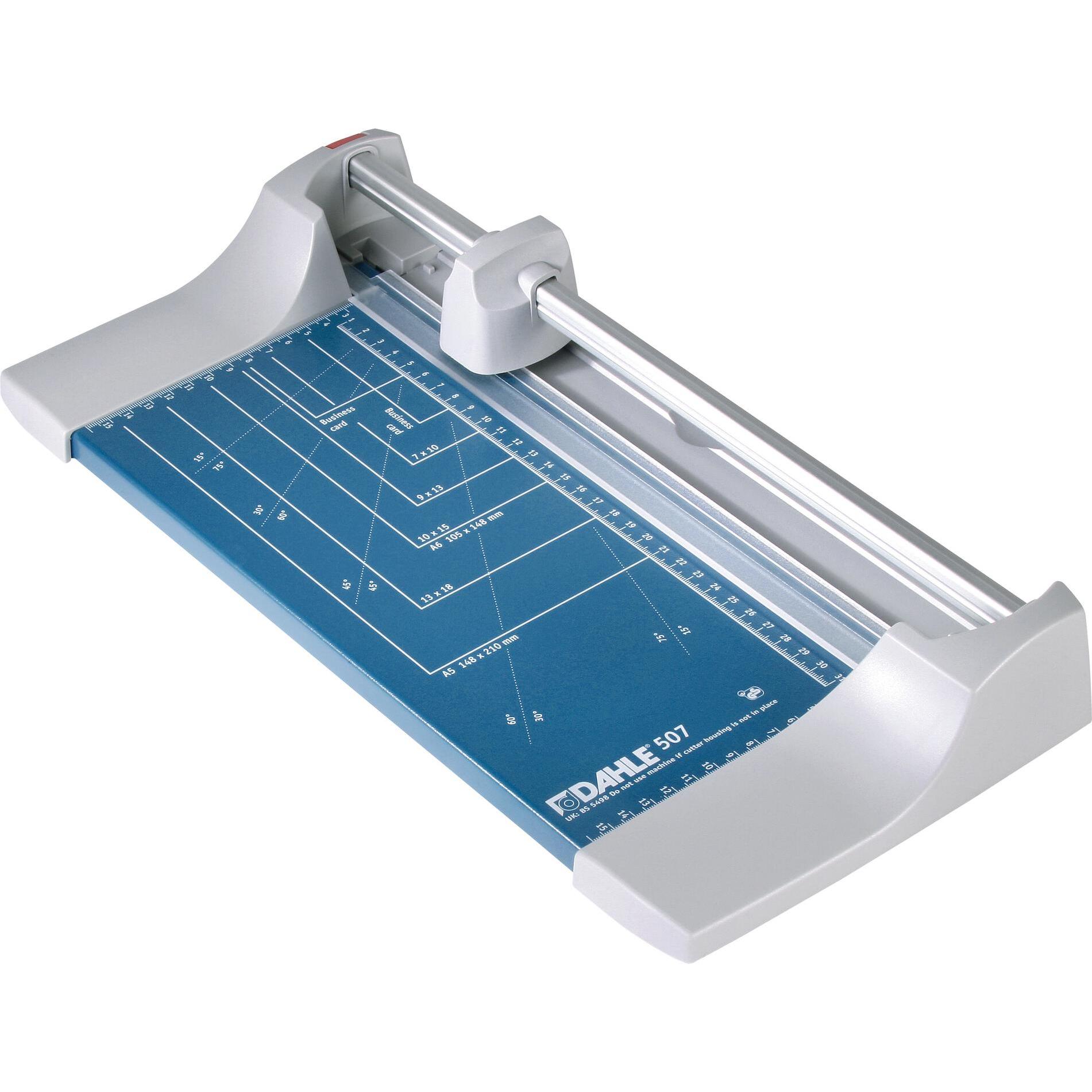 Dahle 507 3. Gen (8 Blätter, A4), Schneidemaschine, Blau