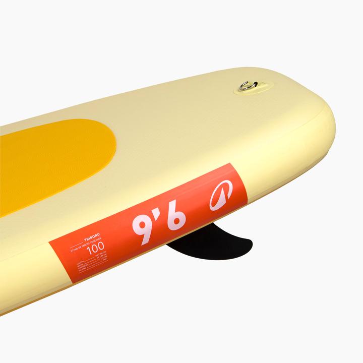 Image du produit Itiwit Pack Stand up paddle gonflable 9'6, 1 personne (jusqu'à 80kg) - 100 Jaune (9'6")