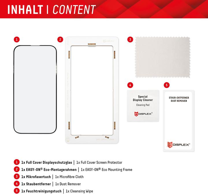 Produktbild Displex Premium Glass, Full Cover Panzerglas (1 Stück, Samsung Galaxy S23+, Samsung Galaxy S22 5G)