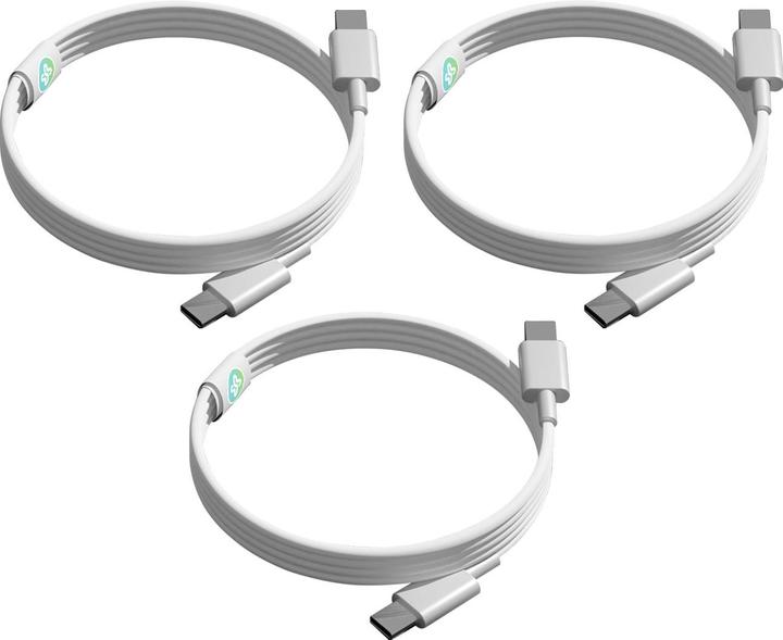 Actual product image Ideoon USB-C Ladekabel, PD, 1,5 m, 3er-Set (1.50 m, 20 W)