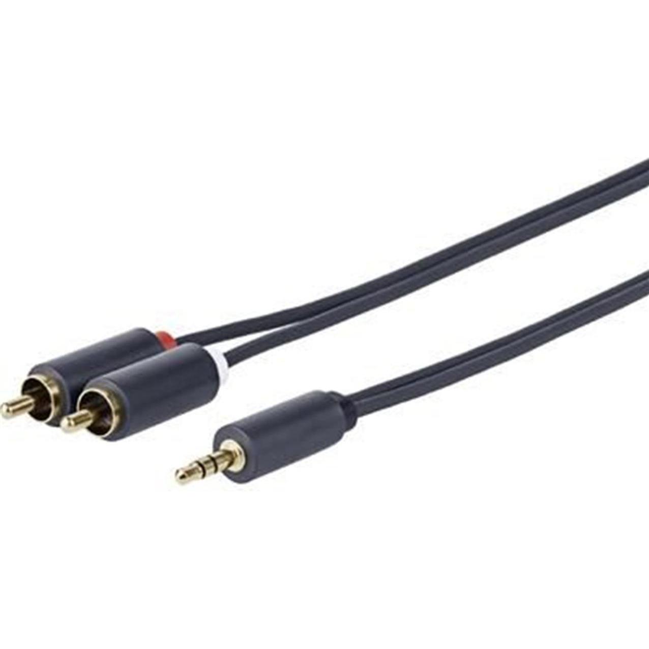Vivolink PROMJRCA0.5 Audio-Kabel 2 x RCA (0.50 m), Audio Kabel