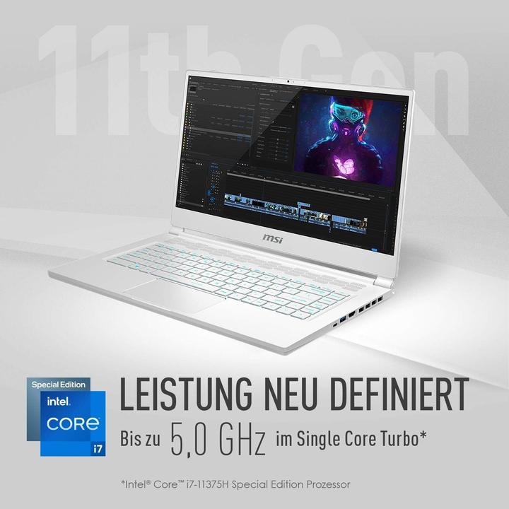 Produktbild MSI Stealth 15M (15.60", 1000 GB, 16 GB, DE, Intel Core i7-11375H SE)