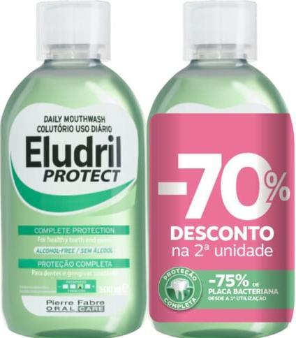 Immagine prodotto Eludril Protect (Mouthwash 2x500mL) (1000 ml, Collutorio)