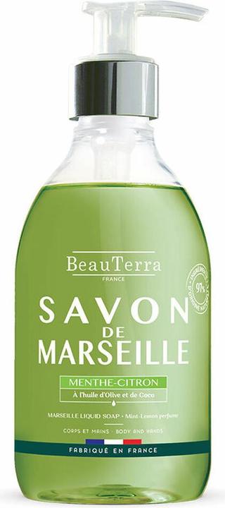 Produktbild BeauTerra Flüssigseife Marseille Minze-Zitrone liq (Flüssigseife, 300 ml)