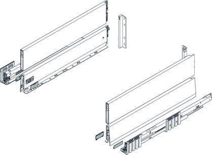 Actual product image Blum Front drawer complete set Merivobox M/E, with BOXCAP, with body