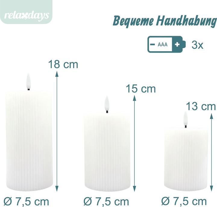 Immagine prodotto Relaxdays 3 c.LED (3x)