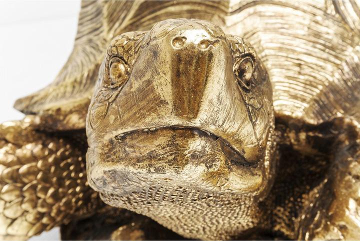 Actual product image Kare Design Deco figure Turtle Gold XL