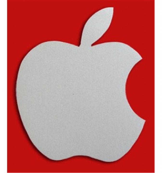 Actual product image MaxUpgrades shaped Mouse Pad silver (S)
