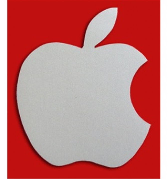 Produktbild MaxUpgrades shaped Mouse Pad silber (S)