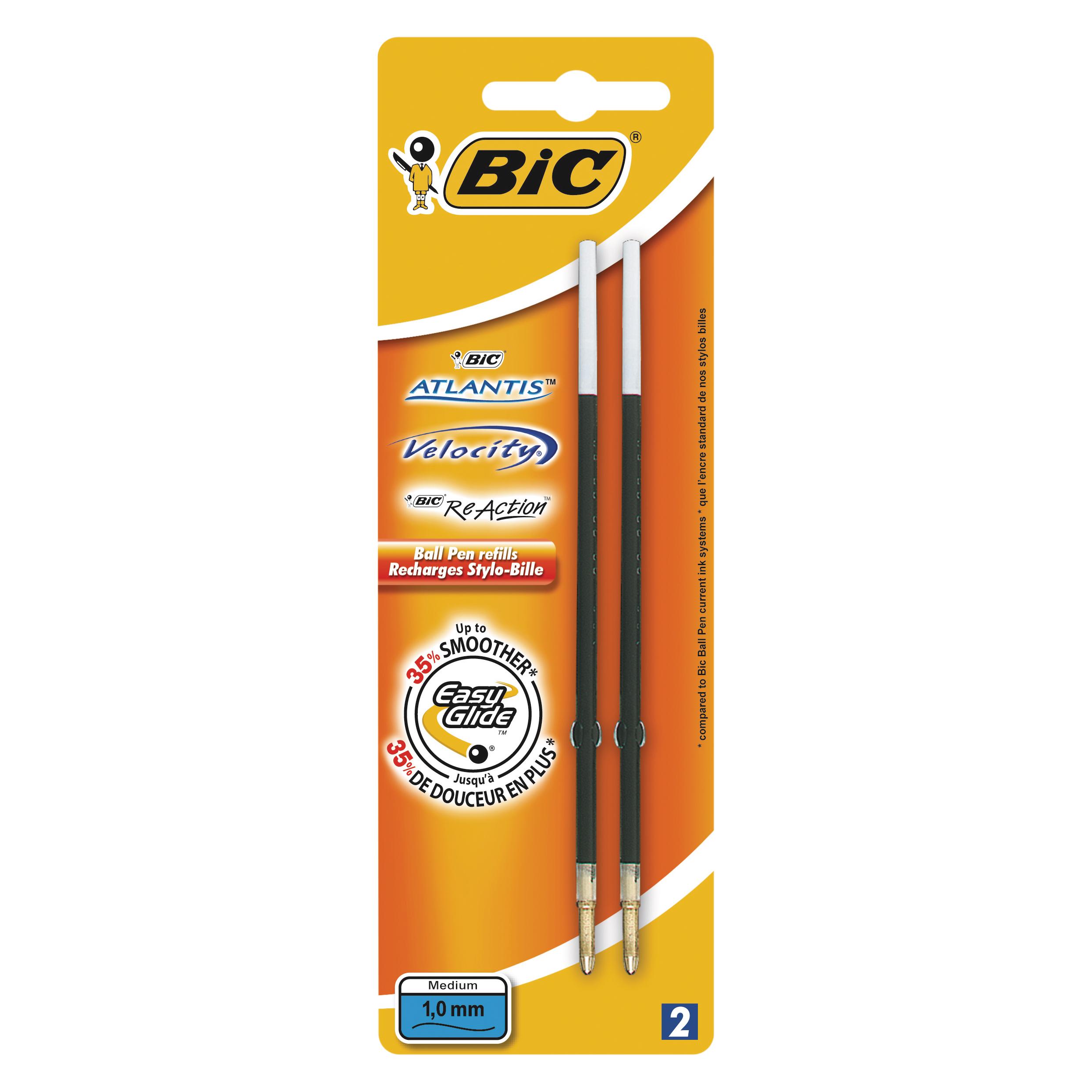 Bic, Penne, Ricarica Per Penna A Sfera (Blu, 2X)