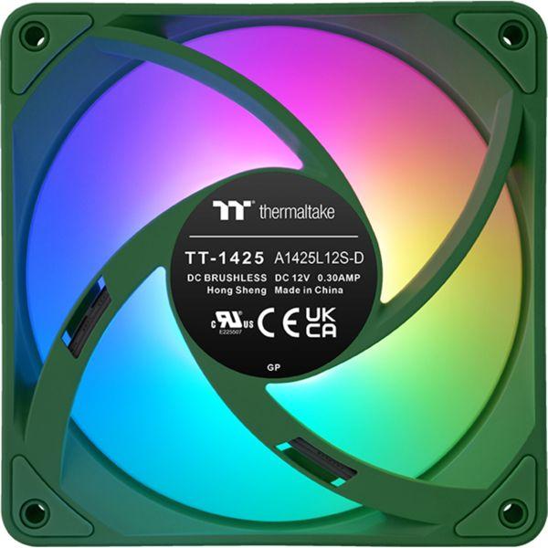 Image du produit Thermaltake TT CT140 EX ARGB Sync PC Cooling Fan 3 Pack Racing Green (140 mm, 3 x)