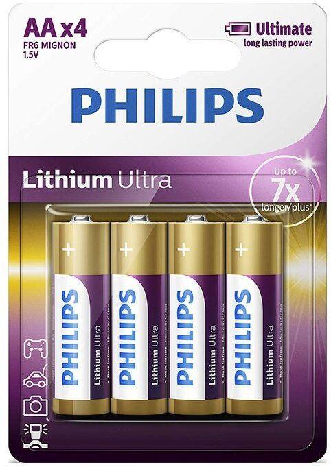 Produktbild Philips Lithium Ultra FR6LB4A - Batterie 4 x AA-Typ (4 Stk., AA)