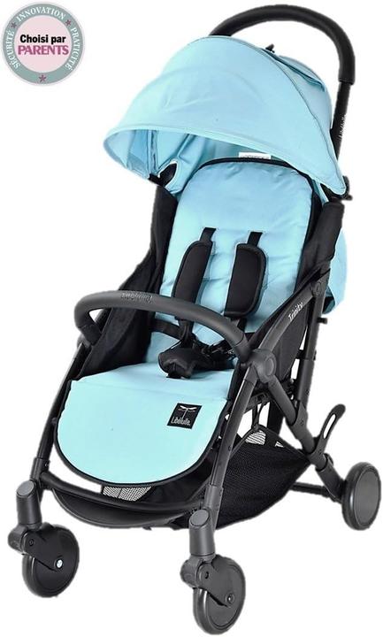 Actual product image Libélulle Duo Carrycot Trinity 2 Strollers, Ultralight, Ultra-Compact, Airplane Cabin Size (0 Months - 3 years)