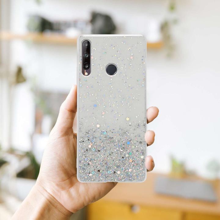 Produktbild Cadorabo TPU Hülle für Huawei P40 LITE E mit Glitzer (Huawei P40 Lite E)