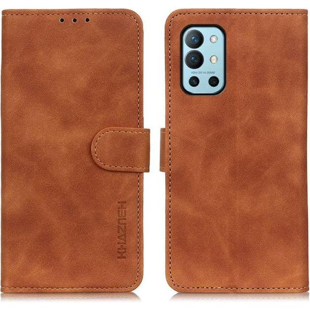 Thumbnail - MU Classic Classic IV Leder Bookcover Series (OnePlus 9R), Smartphone Hülle, Braun