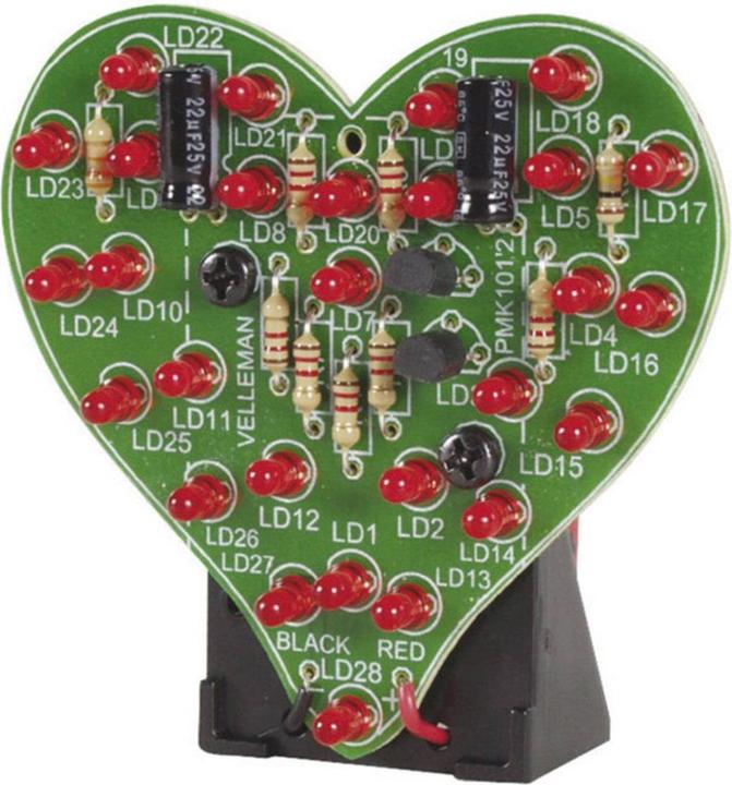 Produktbild Velleman Flashing LED Sweethearts