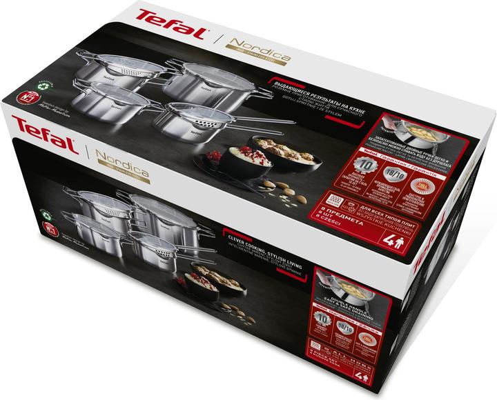 Produktbild Tefal Nordica Pannenset (Pfannenset + Topfset, Edelstahl)