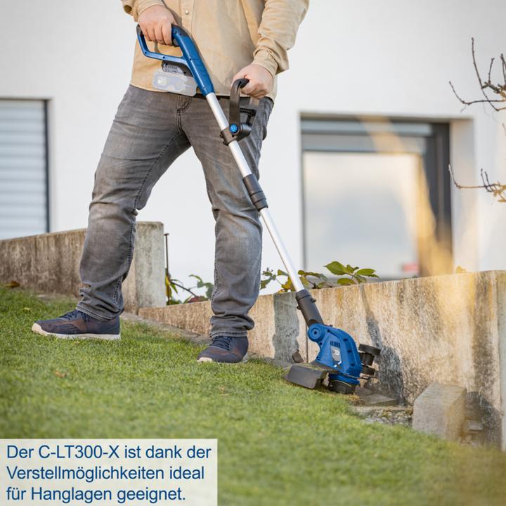 Productafbeelding Scheppach Draadloze grastrimmer C-LT300-X (doe-het-zelf)
