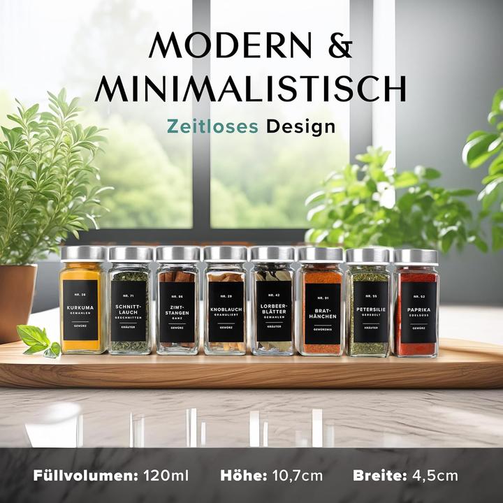Actual product image Edelhaus Gewürzgläser Set (0.12 l)