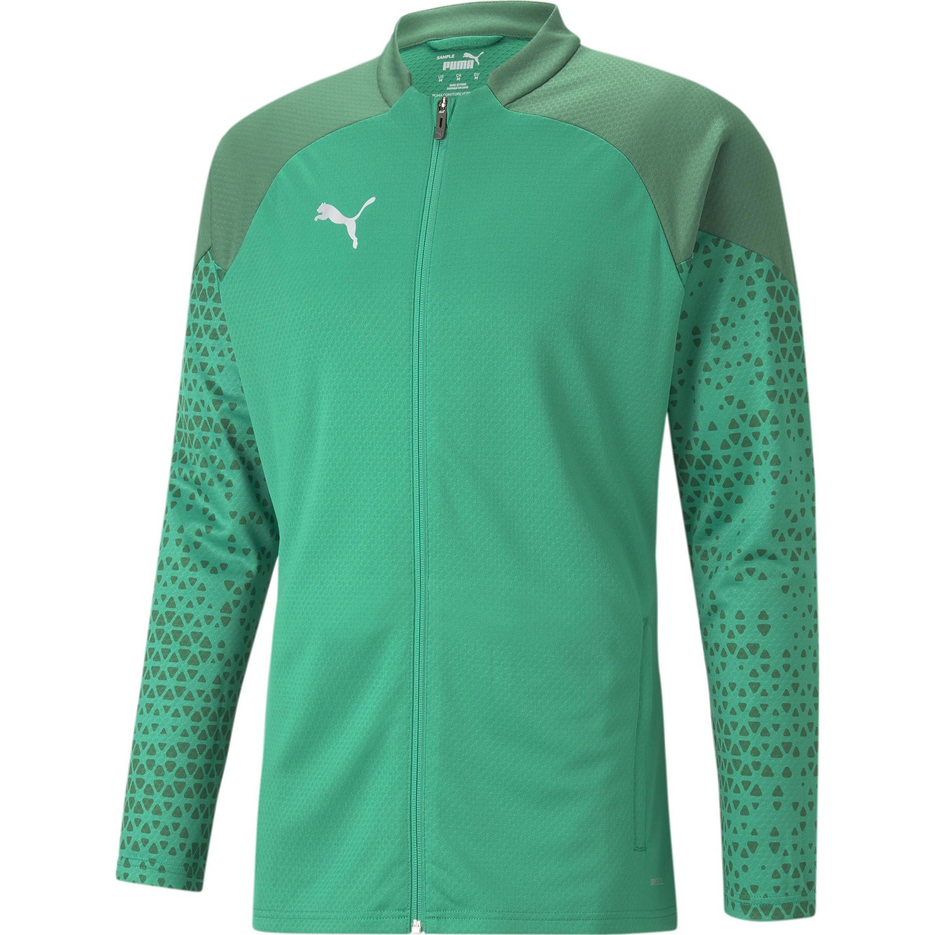Puma, Herren, Laufjacke, teamCUP Training Jacket green S (S), Grün, S
