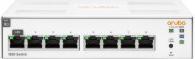 Actual product image HPE InstantOn (IOn) Switch 1830-8G, 8 ports, 8x 1G RJ45 ports, power supply via included external (8 ports)