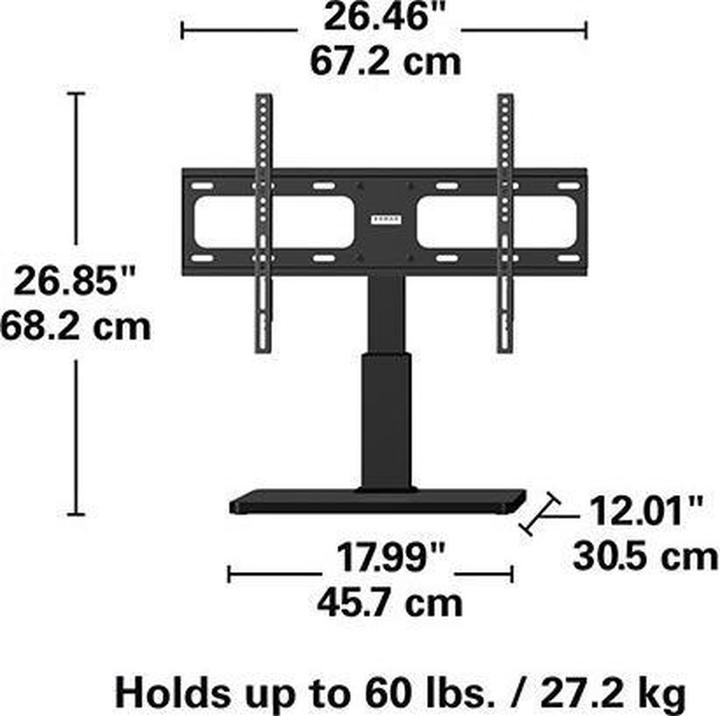 Actual product image Sanus Table stand (27 kg, 32" - 60")