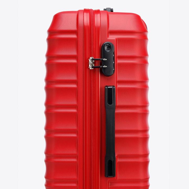 Image du produit Wittchen Set de 4 valises avec roulettes et cadenas, incluant une trousse de beauté