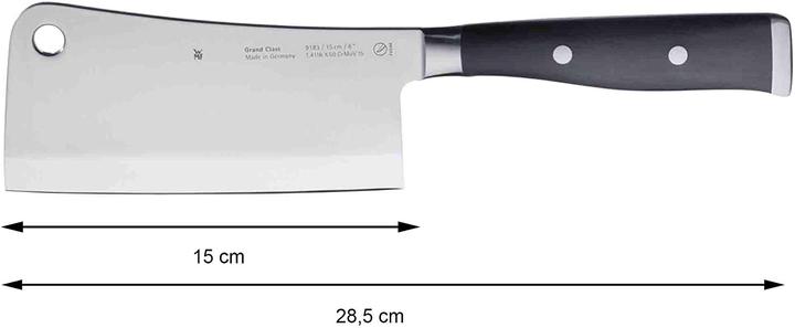 Produktbild WMF Chinesisches Hackmesser GRAND CLASS Schwarz/klein gemustert (15 cm)