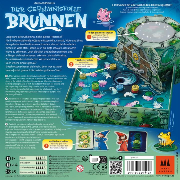Actual product image Schmidt Spiele Der geheimnisvolle Brunnen (English, French, German, Italian, 2 - 4 Players)