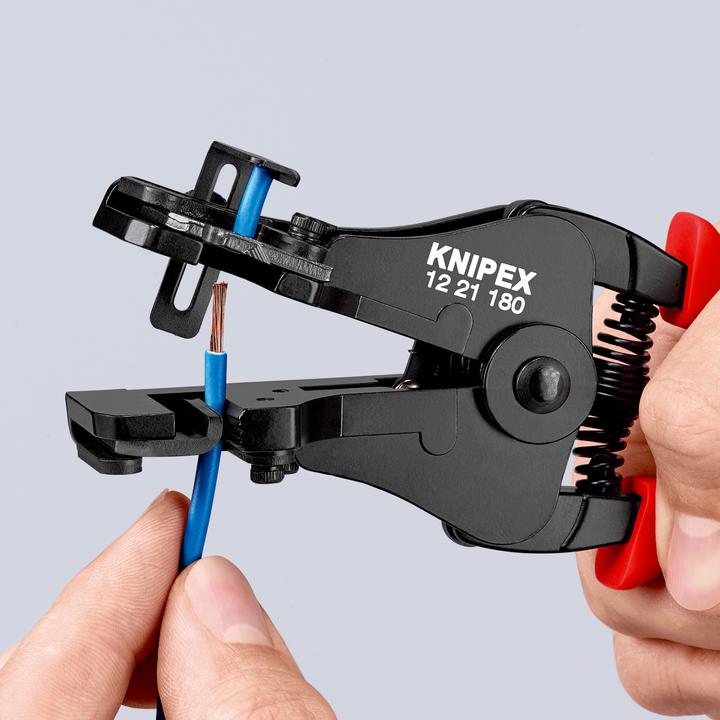 Productafbeelding Knipex Striptang met gevormde bladen 12 21 180 (180 mm)