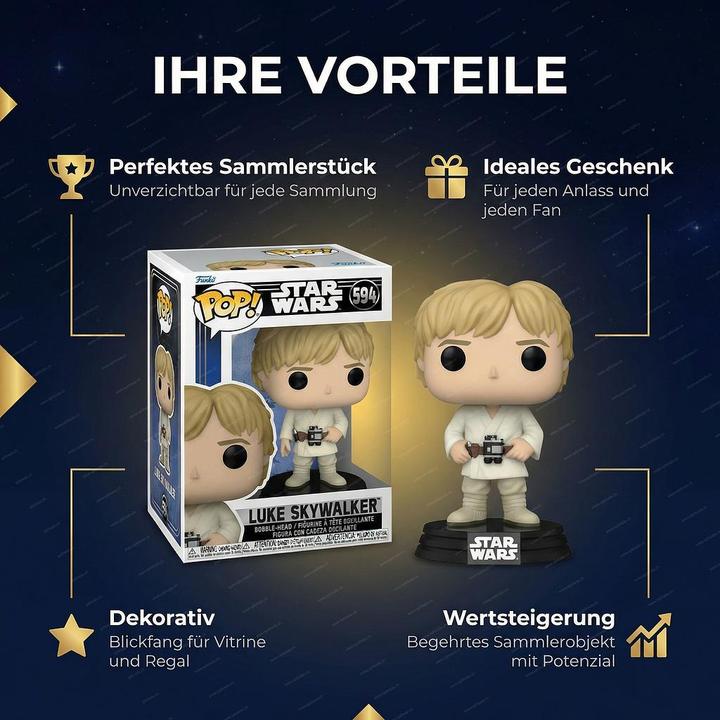 Produktbild Funko POP Star Wars Luke Skywalker