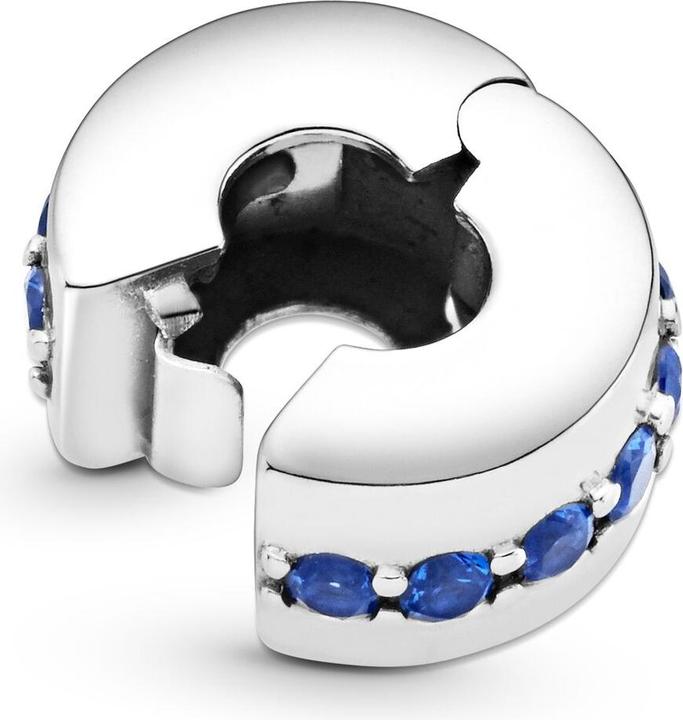 Image du produit Pandora Blue Glow Path Clip Charms/Beads (Argent 925)