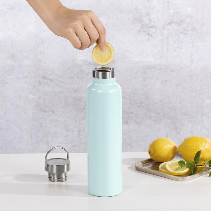 Actual product image Xavax Insulated bottle, 750 ml, lid with handle, pastel blue (0.75 l)