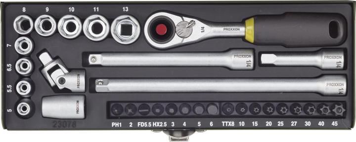 Actual product image Proxxon Precision mechanic socket wrench set (13 mm)