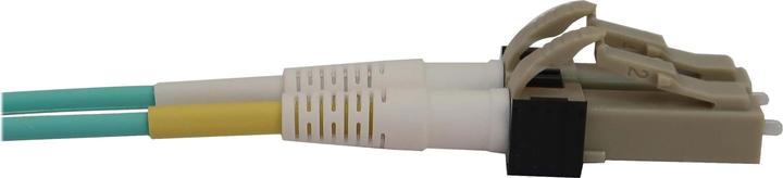 Actual product image Eaton 400G Multimode 50/125 OM3 Switchable Fibre Optic Cable Duplex LC-PC M/M LSZH Aqua 1m (1 m)
