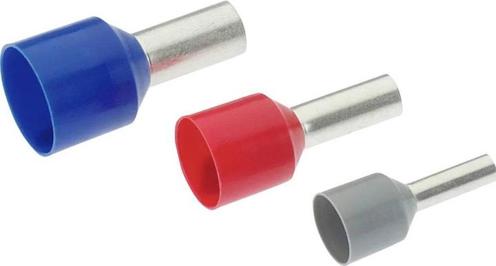 Cimco 187307 Aderendhülse 16 mm² Teilisoliert Blau 100 St.