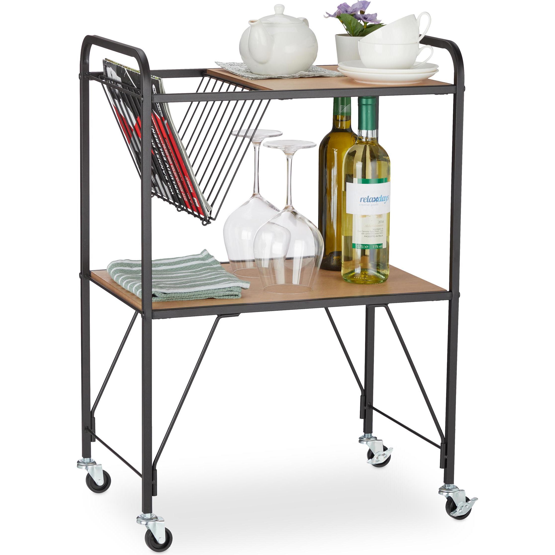 Relaxdays, Servierwagen, Servierwagen