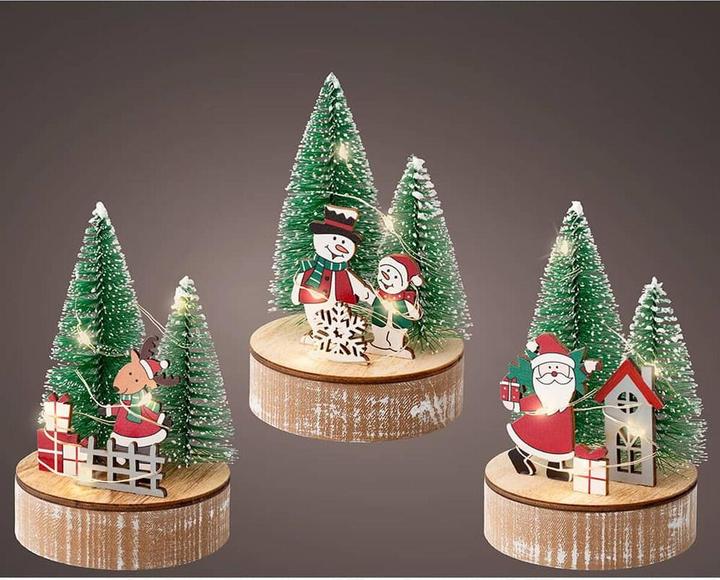 Actual product image Lumineo Deko-Figur Weihnachten Ø 8 x 12 cm