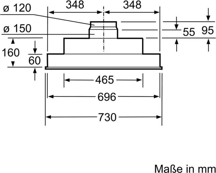 Image du produit Bosch Hausgeräte DHL755BL (Hotte murale, Hotte îlot)