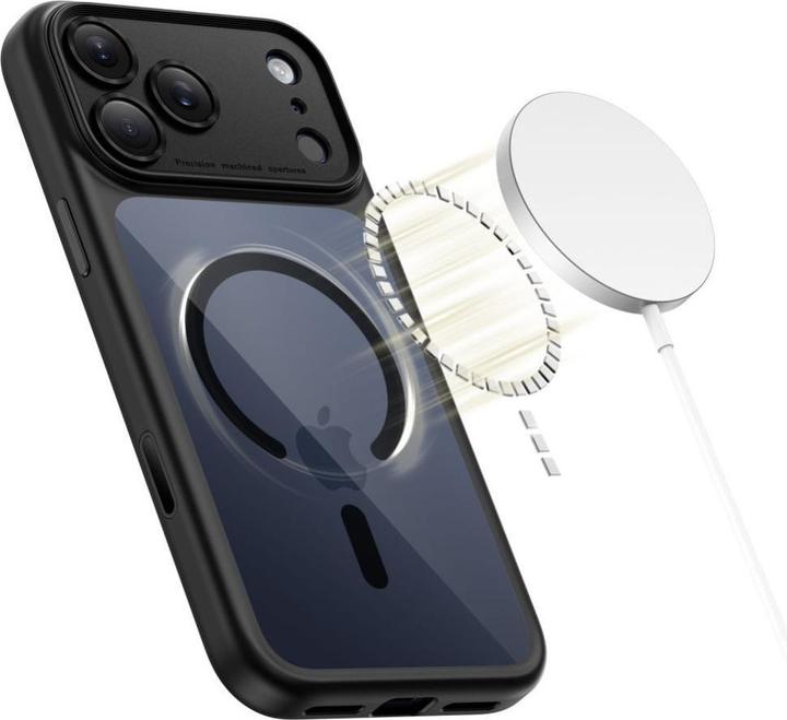 Produktbild Tech-Protect Magpeak Magsafe Cc Iphone 17 Pro Schwarz/Klar (Apple iPhone 17 Pro)