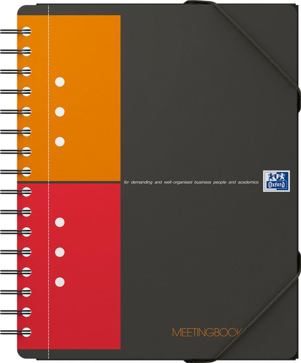 Actual product image Oxford Meetingbook (A5+, Checked, Soft cover)