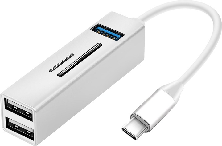 Produktbild Avizar 3x USB-Anschlüsse + SD-/Micro-SD Kartenleser (USB-C, 3 Ports)
