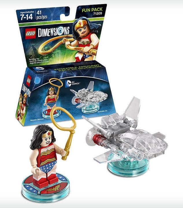 Actual product image LEGO Wonder Woman Fun Pack (71209, LEGO DC, LEGO Dimensions)