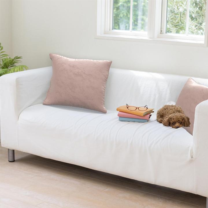 Image du produit Intirilife 2x taies d'oreiller en velours 40x40 cm (40 x 40 cm)