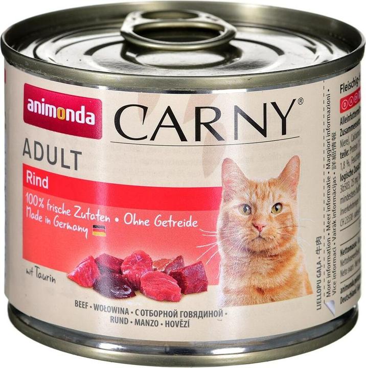 Image du produit animonda Carny Adult Boeuf 200 g (Adulte, 1 pcs, 200 g)