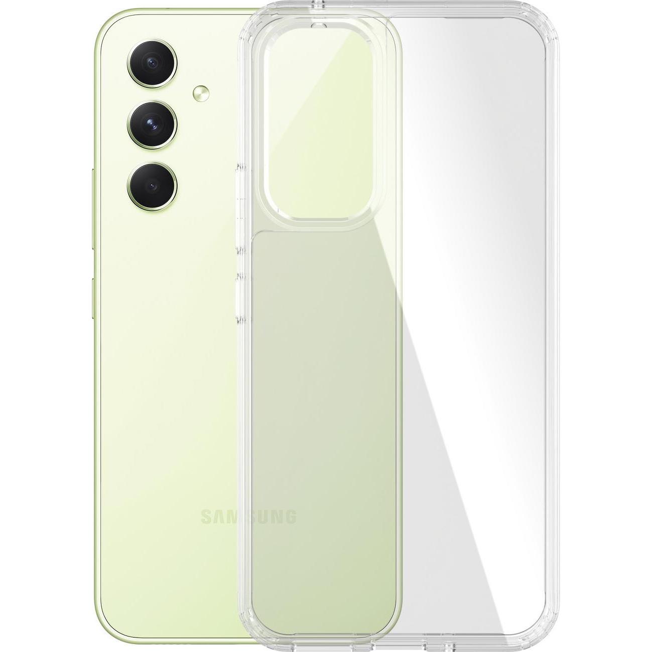 PanzerGlass HardCase Samsung A54 5G A546 Antibacterial Military grade clear 0445 (Samsung Galaxy A54 5G), Smartphone Hül...