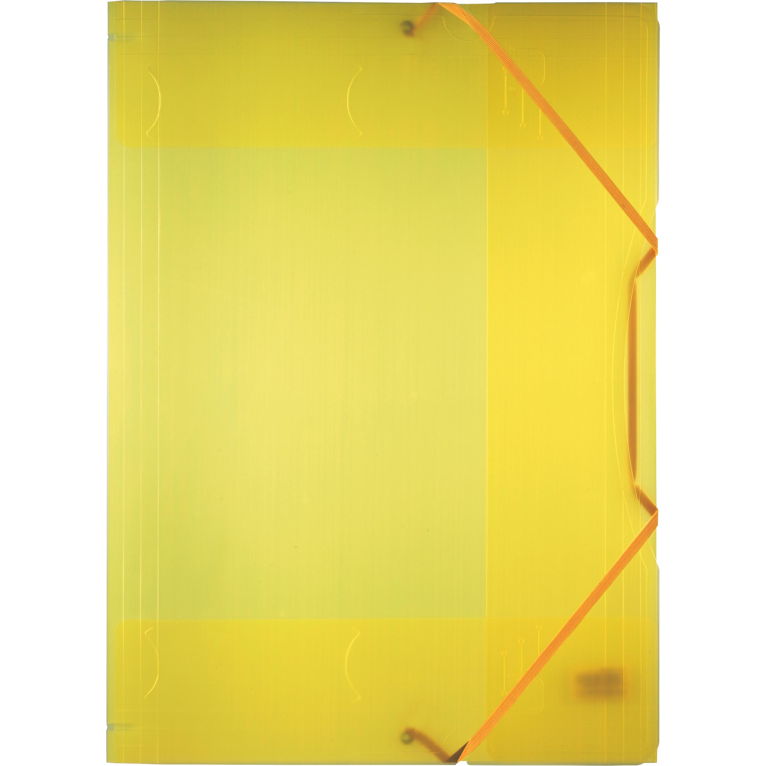 Folia, Busta portadocumenti, Cartella elastica A3 transp. giallo (A3, 1 x)
